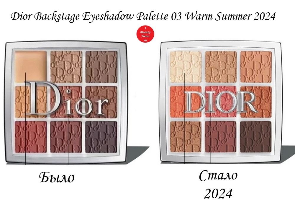 Dior Backstage Eyeshadow Palette 03 Warm Essentials Summer 2024