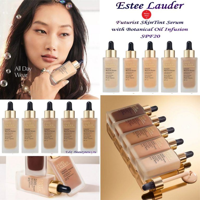 Новый тональный флюид Estee Lauder Futurist SkinTint Serum with Botanical Oil Infusion SPF20