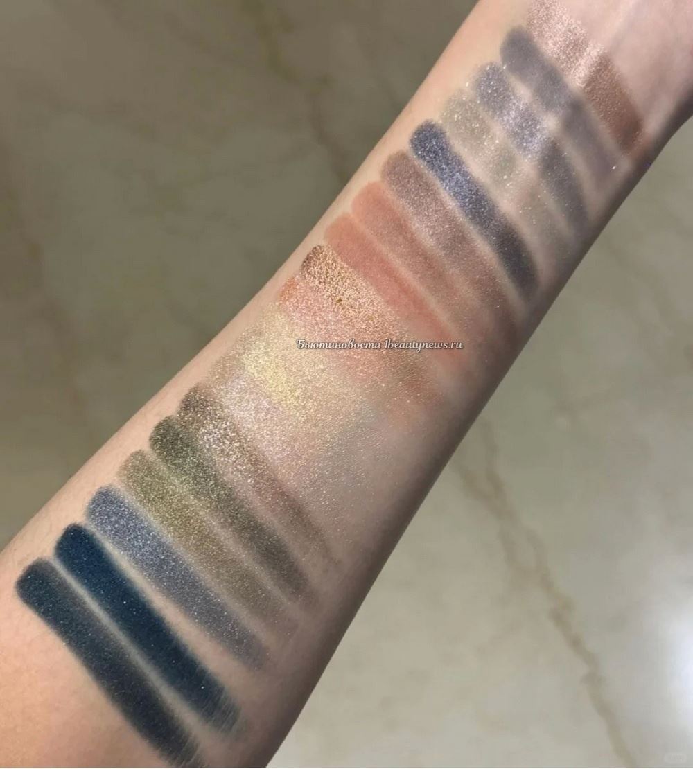 Byredo Mineralscapes Eyeshadow Palette - Swatches