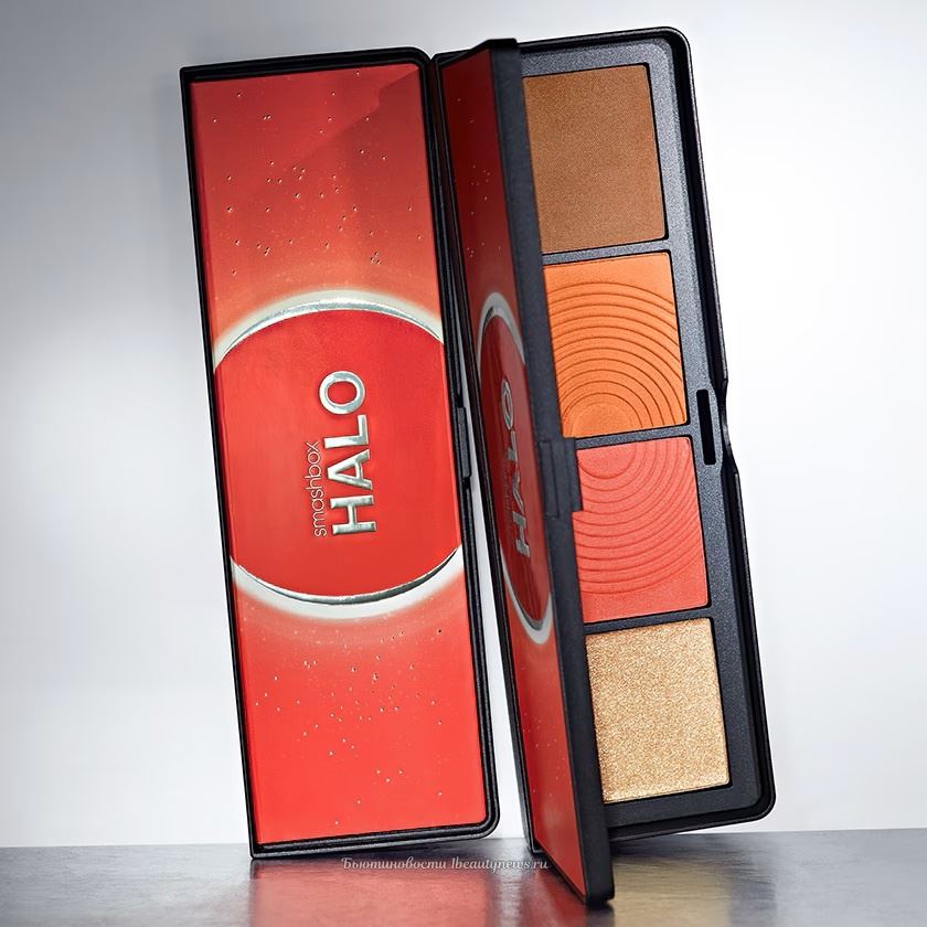 Smashbox Halo Sculpt + Glow Face Palette 2024 - Coral Saturation