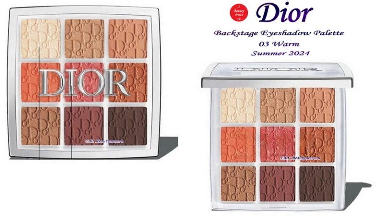 Обновленная палетка для глаз Dior Backstage Eyeshadow Palette 03 Warm Essentials Summer 2024: первая информация