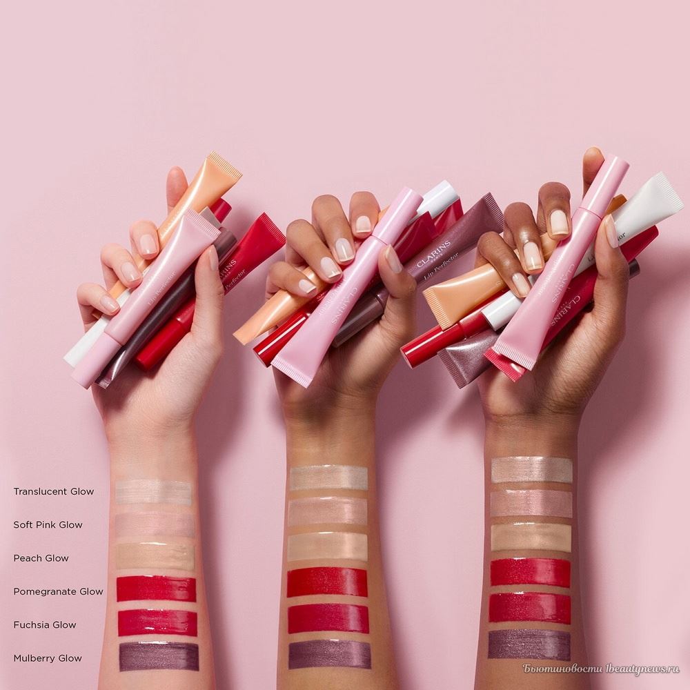 Clarins Lip Perfector 2-in-1 Lip and Cheek Color Balm 2024 - Swatches